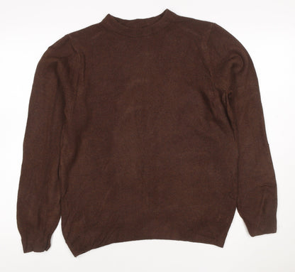 Marks and Spencer Men's Brown Wool Pullover Jumper M