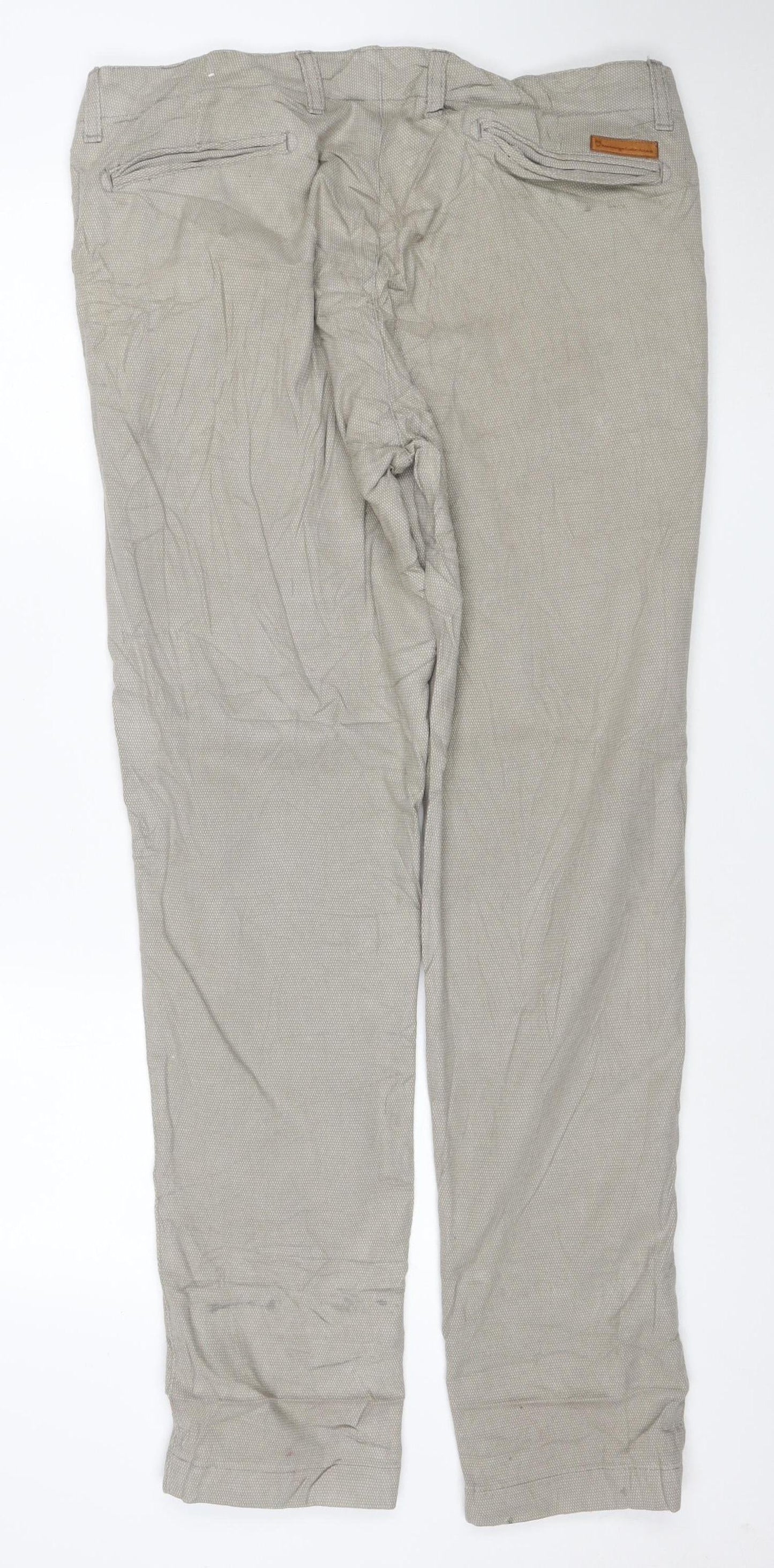 Knowledge Cotton Apparel Men's Beige Chino Trousers W36 L32
