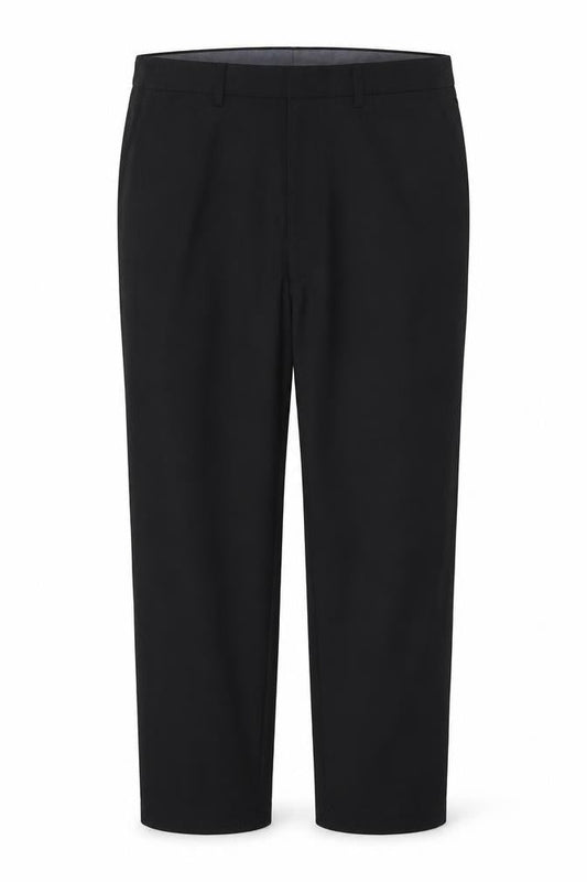 Marks and Spencer Men's Black 36 Regular Fit Dress Trousers