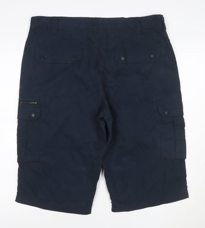 Next Men's Blue Cargo Shorts W36 Casual Workwear