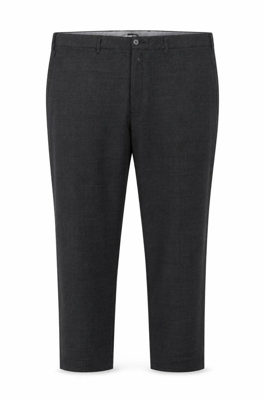 Marks and Spencer Men's Grey Wool Blend Regular Fit Dress Pants 42 Short