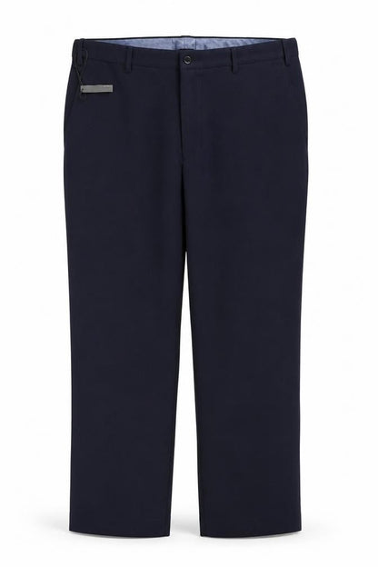 Marks and Spencer Mens Navy Regular Fit Dress Trousers 40W 31L