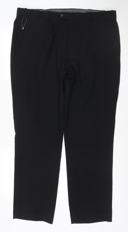 Marks and Spencer Men’s Black 40 Regular Dress Trousers