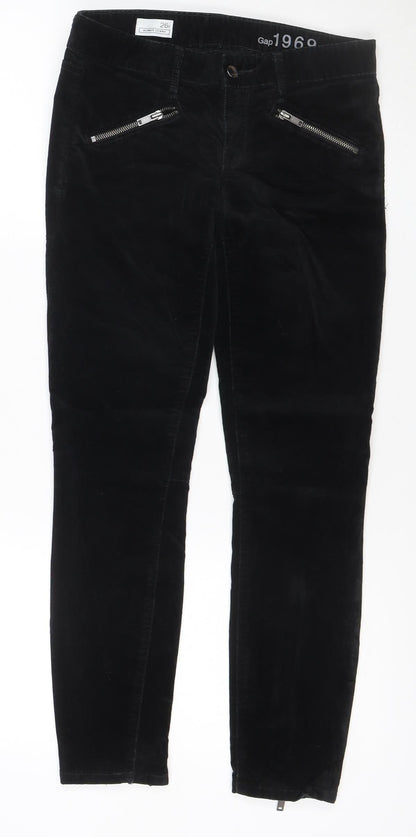 Gap 1969 Always Skinny Black Velvet Jegging Women's Size 26