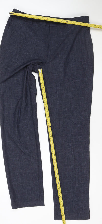 Marks and Spencer Men’s Blue Slim Fit Dress Pants 36L