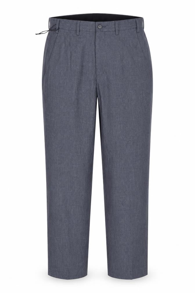 Marks and Spencer Men's Grey Regular Fit Chino Trousers 30in Waist
