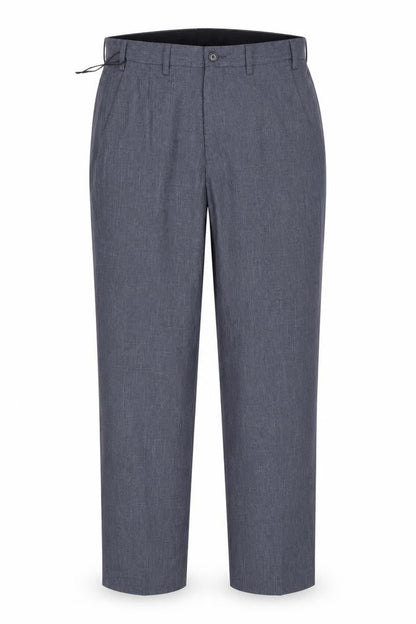 Marks and Spencer Men's Grey Regular Fit Chino Trousers 30in Waist