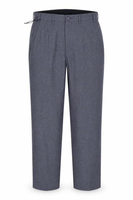 Marks and Spencer Men's Grey Regular Fit Chino Trousers 30in Waist