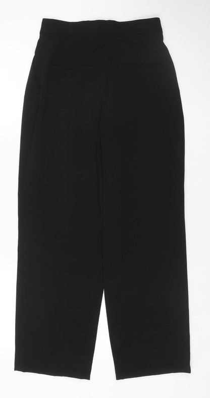 Marks and Spencer Women's Black Size 8 Tapered Trousers