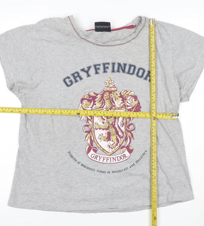 Harry Potter Gryffindor Grey Men's L Short Sleeve Cotton T-Shirt