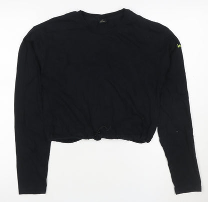 Urban Outfitters Women's Black Cotton Pullover Sweatshirt M
