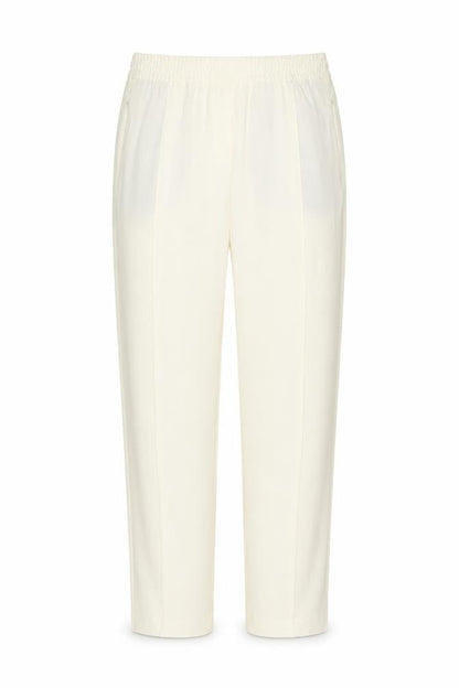 Marks and Spencer Women’s Ivory Crepe Jogger Trousers Size 12