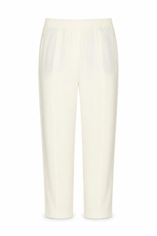 Marks and Spencer Women’s Ivory Crepe Jogger Trousers Size 12