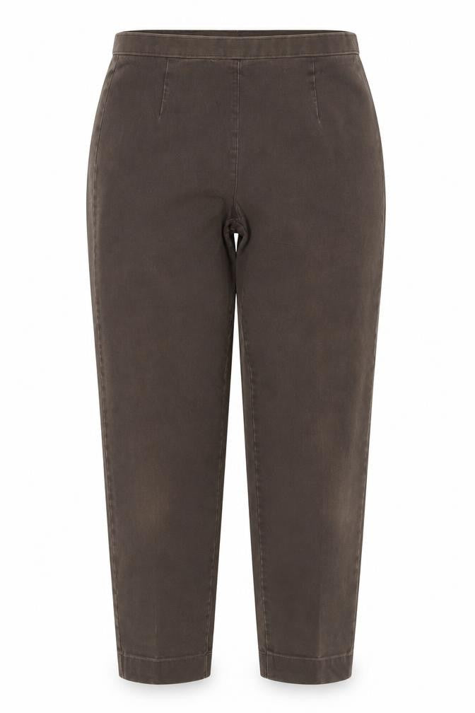 Marks and Spencer Women’s Brown Size 12 Long Straight Trousers