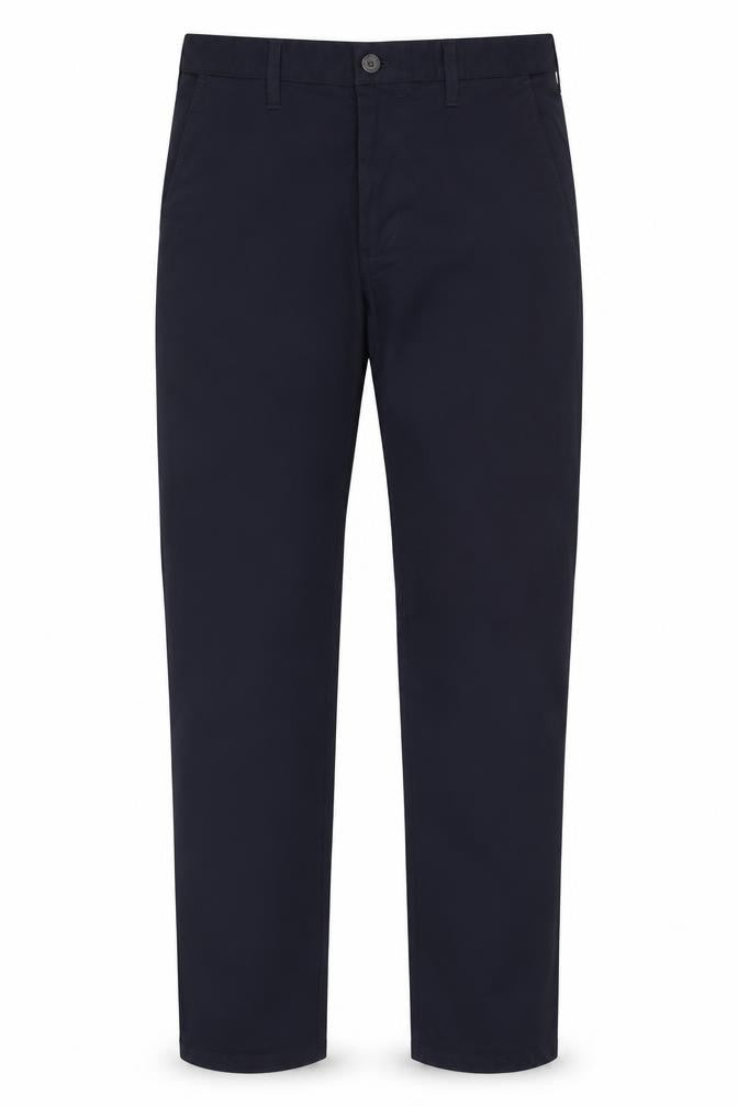 Marks and Spencer Men's Blue Regular Fit Chino Trousers 30x33