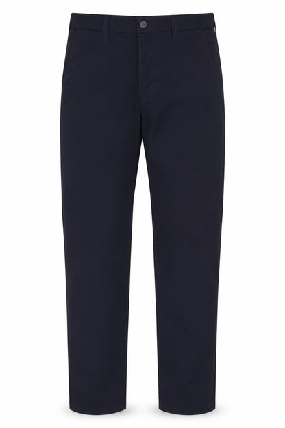 Marks and Spencer Men's Blue Regular Fit Chino Trousers 30x33
