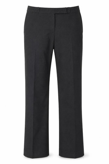Next Men's Black Check Regular Fit Dress Trousers Size 8