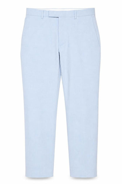 Marks and Spencer Men's Blue Slim Fit Chino Trousers 30W 33L