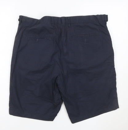 Marks and Spencer Men's Blue 36 Chino Shorts Cotton Stretch
