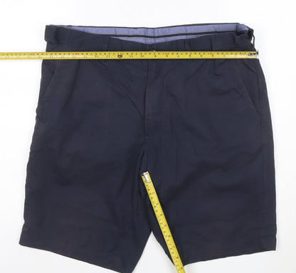 Marks and Spencer Men's Blue 36 Chino Shorts Cotton Stretch