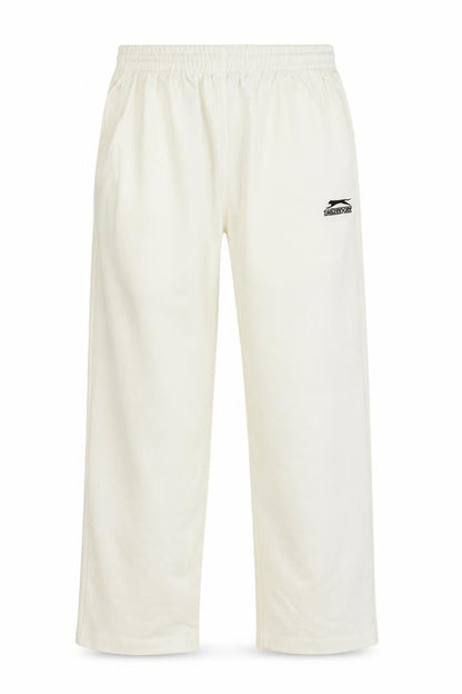 Slazenger Men Ivory Regular Fit Sweatpants S Lightweight Sports Trousers