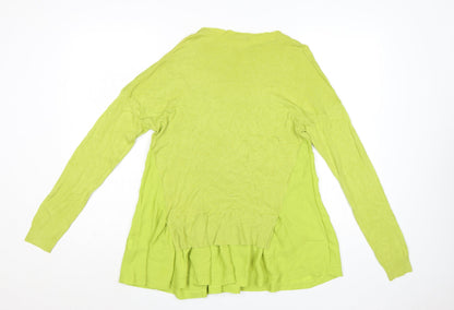 Finery Women’s Green L/XL Long Sleeve Pullover Jumper