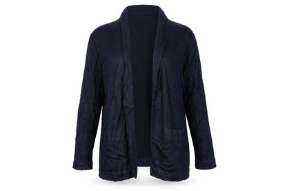 Next Women's Blue Size 14 Cotton Modal Open Cardigan