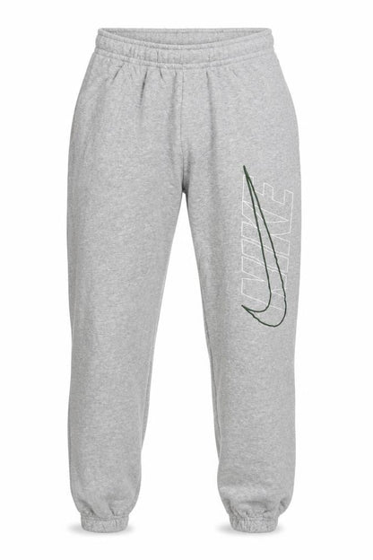 Nike Men's Grey Jogger Sweatpants S Regular Fit Elastic Waist