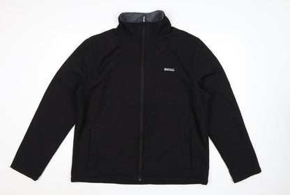 Regatta Men’s Black XL Softshell Outdoor Jacket Windproof Water Resistant