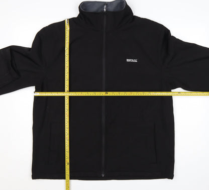 Regatta Men’s Black XL Softshell Outdoor Jacket Windproof Water Resistant
