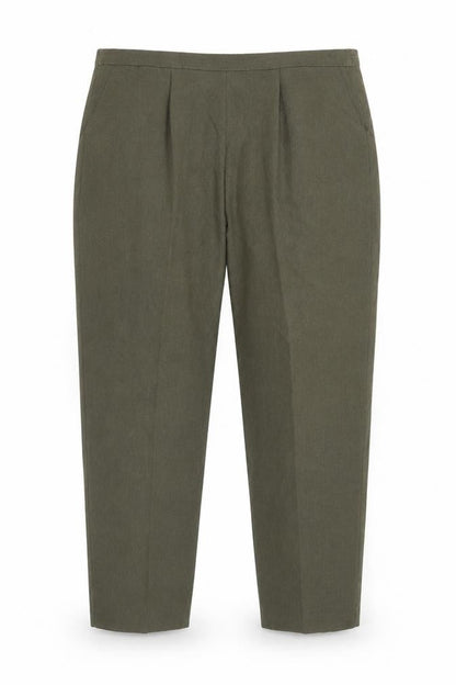 Classics Women’s Olive Green Size 22 Tapered Polyester Trousers