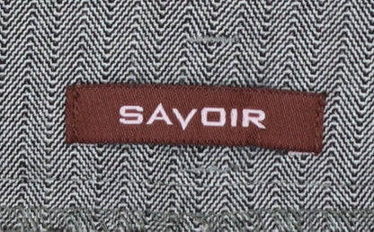 Savoir Women Grey Size 18 Short Dress Pants Trousers