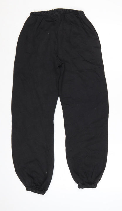 PrettyLittleThing Womens Black Petite Size 6 Jogger Trousers