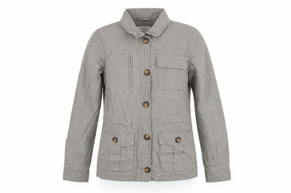 Next Women's Beige Military Style Cotton Jacket Size 6