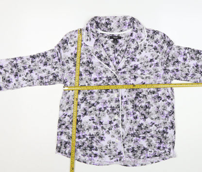 Simply Vera Vera Wang Women's Multicoloured Floral Jersey Pyjama Top M