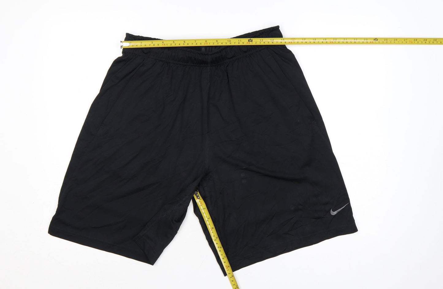 Nike Men's Black Large Dri-FIT Athletic Training Shorts