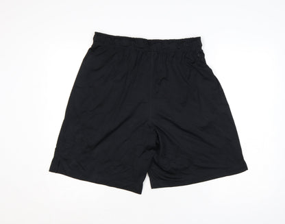 Nike Men's Black Large Dri-FIT Athletic Training Shorts