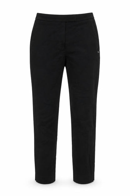 Marks and Spencer Women's Black Regular Straight Trousers Size 8