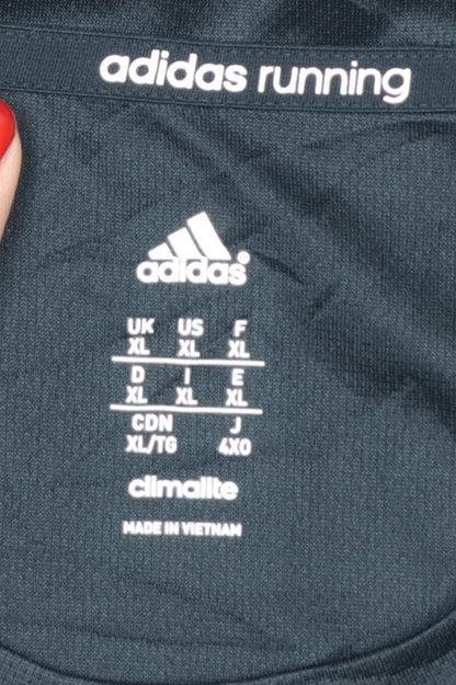 Adidas Men's Black XL Long Sleeve Running T-Shirt Climalite