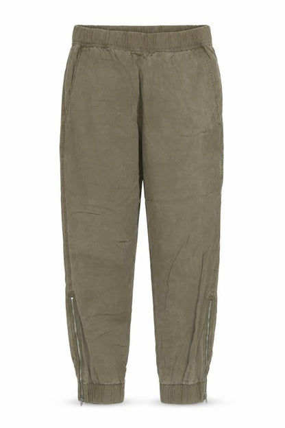 Gap Women's Green Lyocell Jogger Trousers Size S Elastic Waist