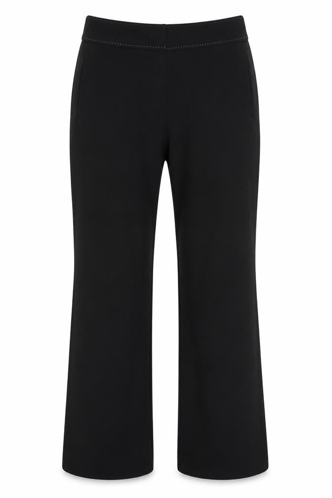 Next Petite Black Straight Leg Tailored Trousers Size 10