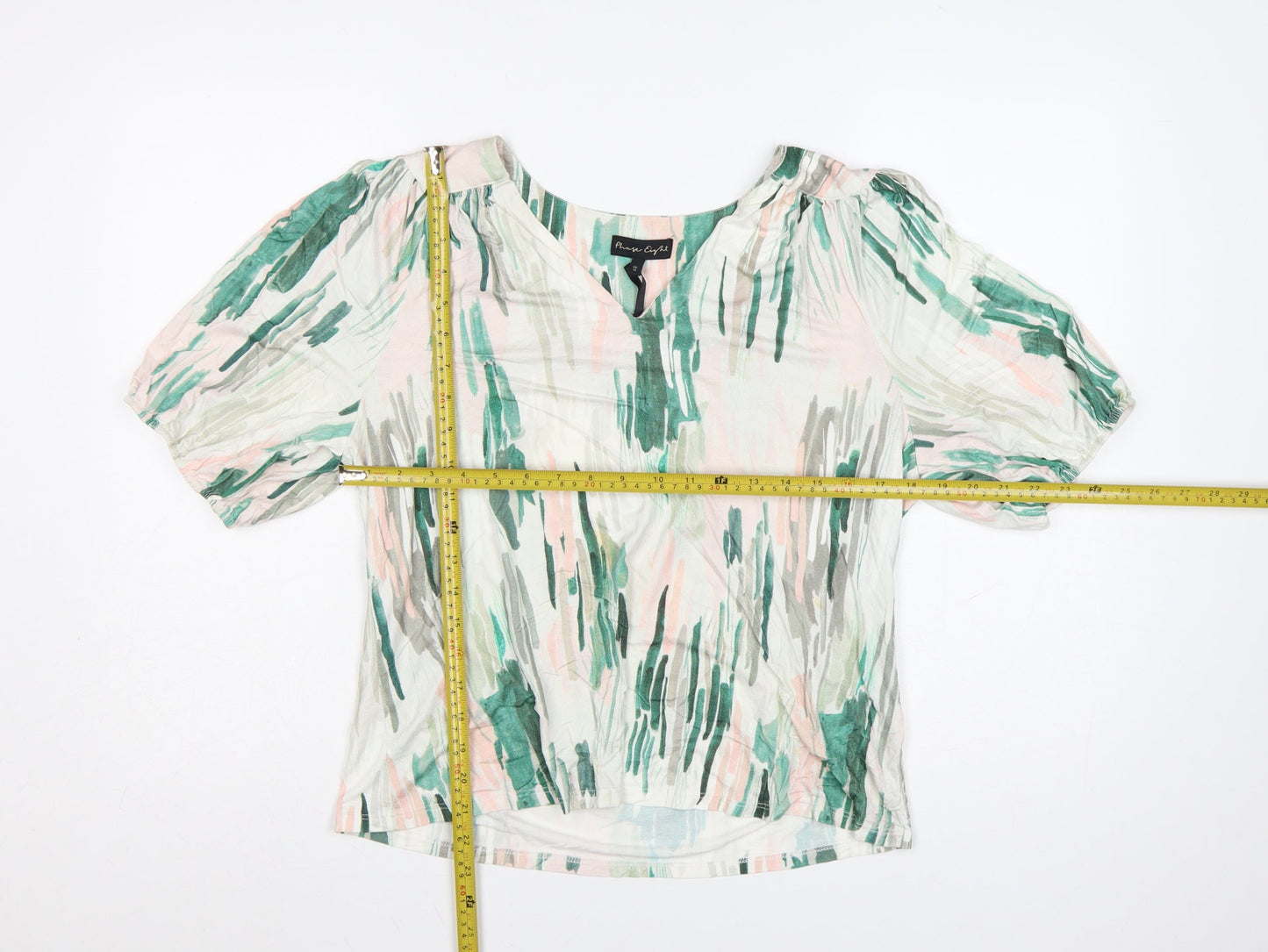 Phase Eight Women's Multicoloured Viscose Tunic Blouse UK 14