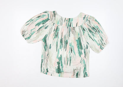 Phase Eight Women's Multicoloured Viscose Tunic Blouse UK 14
