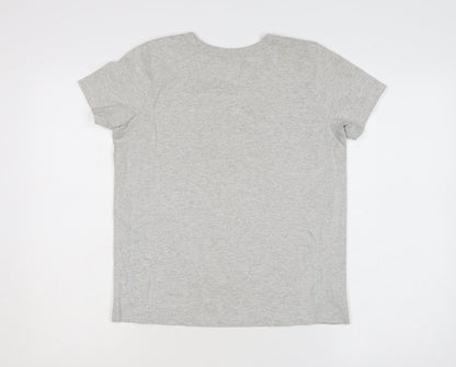 Champion Womens Grey XS Basic Crew Neck Cotton T-Shirt
