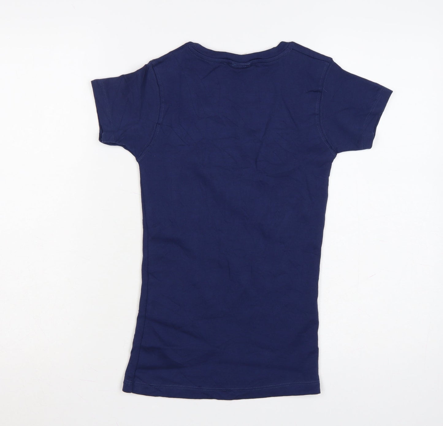 Superdry Women's Blue Slim Fit Vintage Graphic T-Shirt Size S