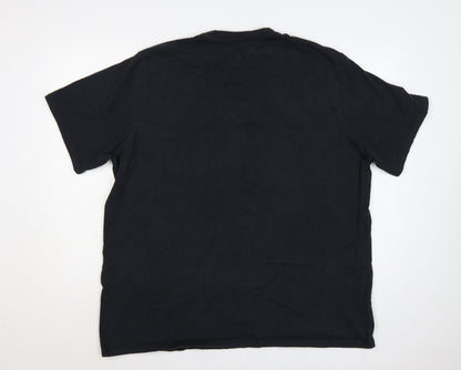 Levi's Men's Black XL Relaxed Fit Graphic Cotton T-Shirt