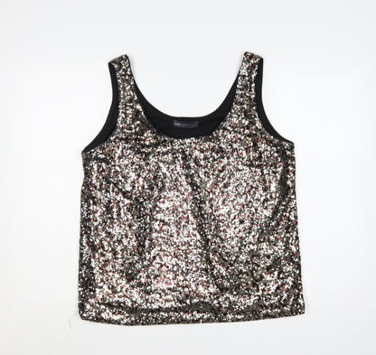 Marks and Spencer Women’s Multicoloured Sequin Tank Top Size 18