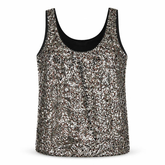 Marks & Spencer Women’s Multicoloured Sequin Tank Top Size 18