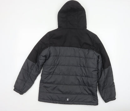 Regatta Boys Grey Hooded Puffer Jacket 13 Years Warm Winter Coat