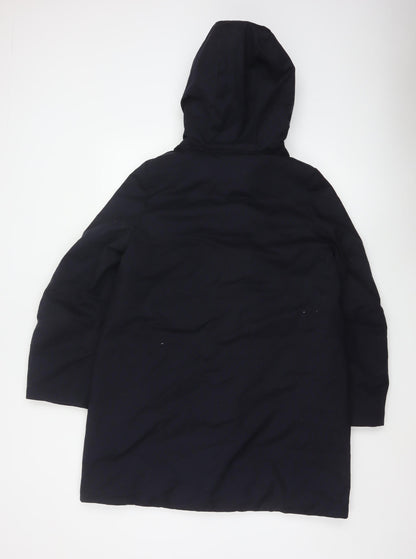 Uniqlo Womens Black XS Hooded Down Parka Coat